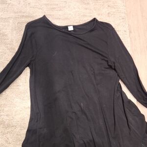 Old Navy Black Long Sleeve Dress